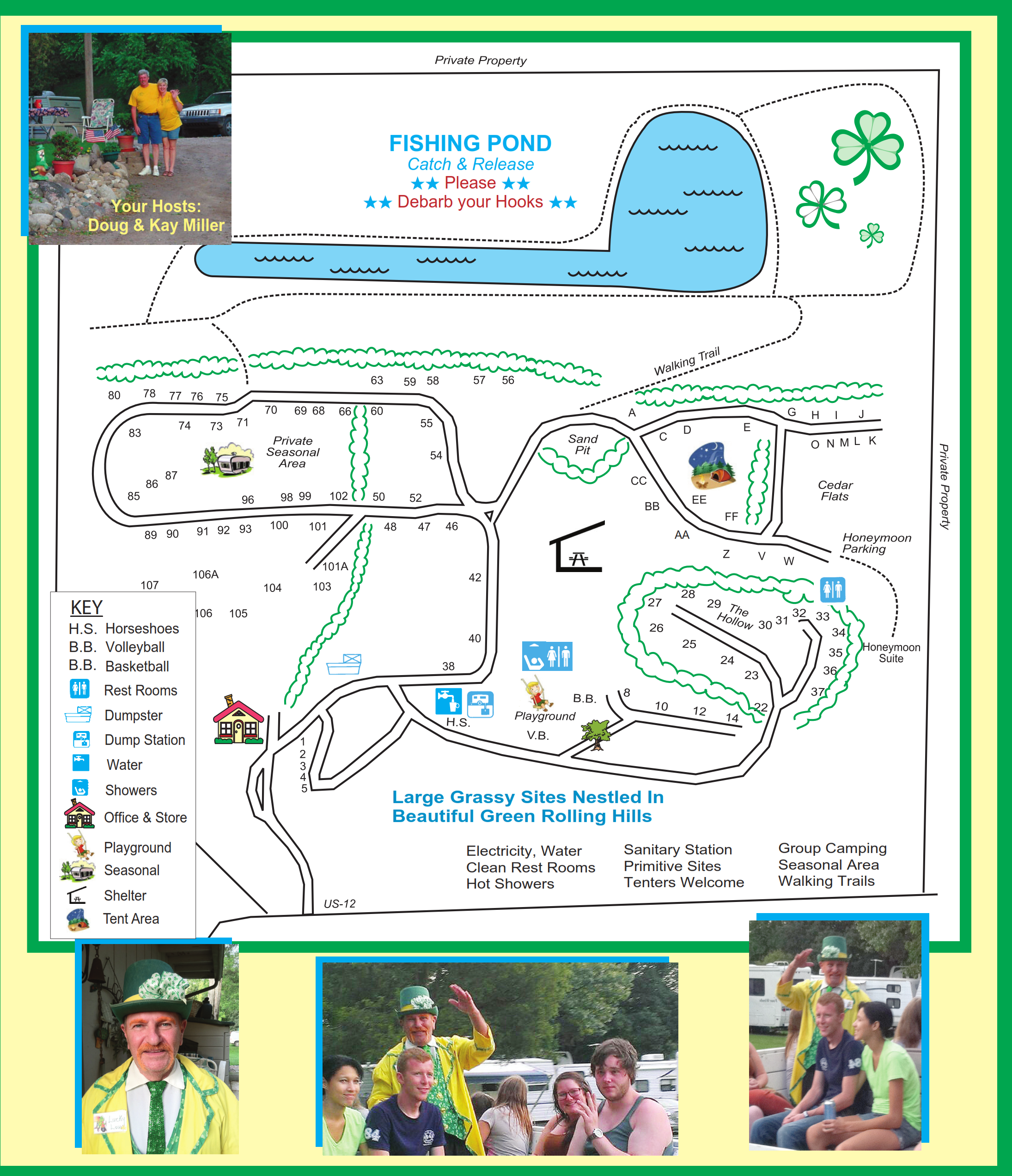 Jado Campground Sitemap