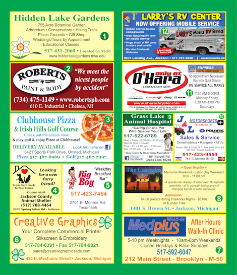 Jado Campground Brochure advertisements